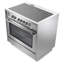 Cuisinière électrique Verona Prima Series 36 pouces avec 5 éléments rayonnants (acier inoxydable)