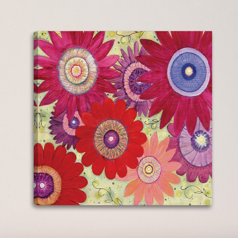 « summer broyage » par vanessa sascalia, reproduction d’art sur toile tendue, H 18 po x l 18 po x P 1,5 po