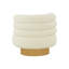 Fauteuil demi-tonneau en polyester 32,5 po