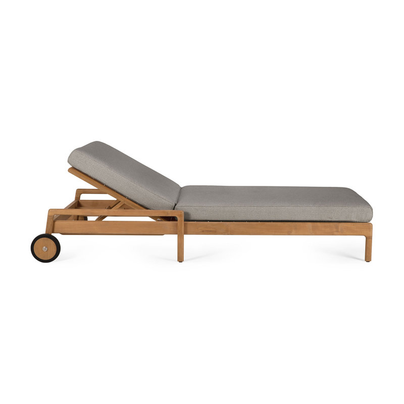 Jack Outdoor Chaise Lounge Cushion, Mocha