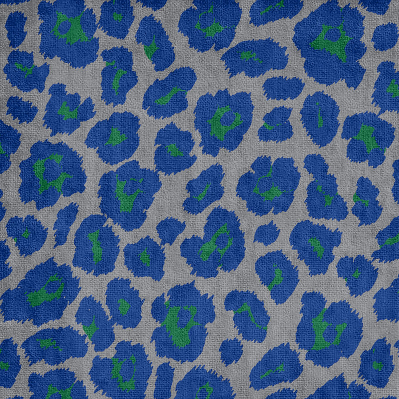 Lucida Bath Towel, Polyester/Cotton Blend, Silver/Green/Blue