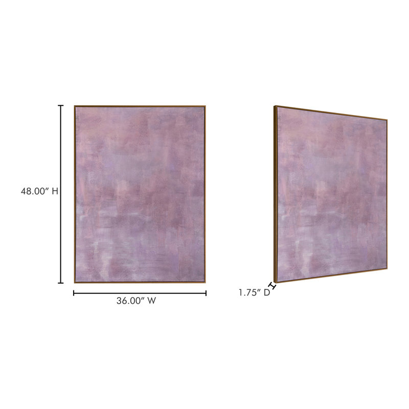 Enamor Framed Painting Lavender