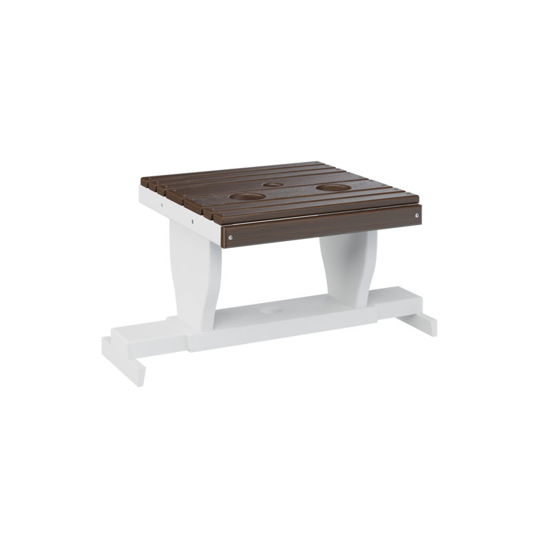 Berlin Gardens Gliding Settee Table, Brazilian Walnut