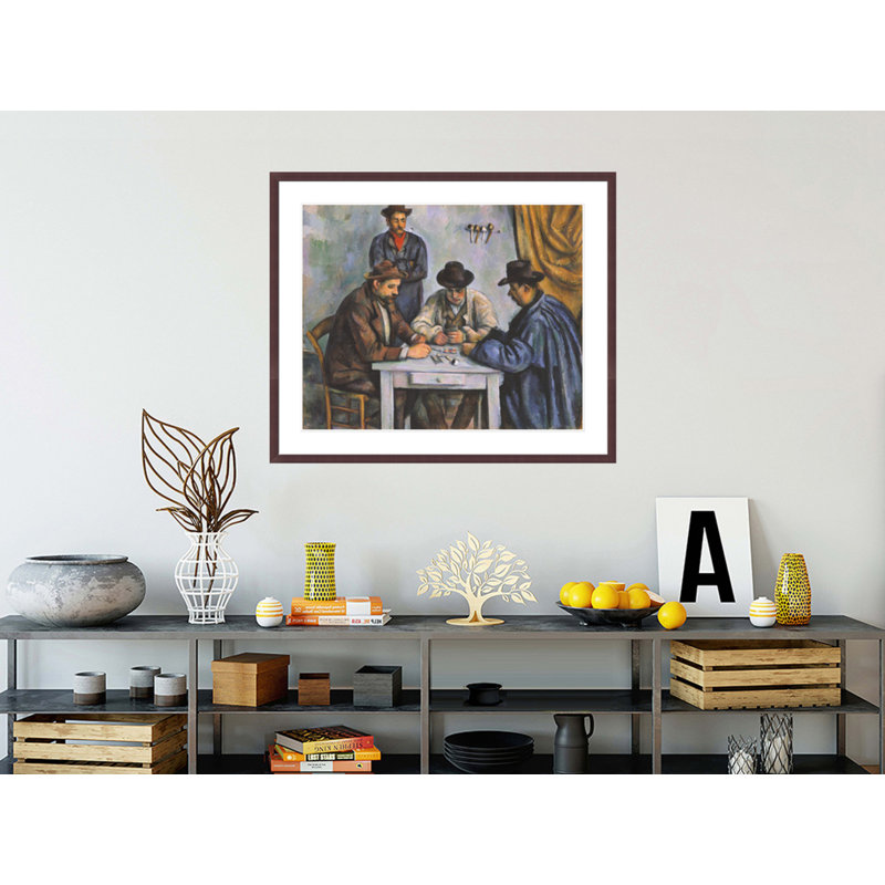 Les joueurs de cartes par Paul Cézanne, H 32,27 po x l 41,5 po