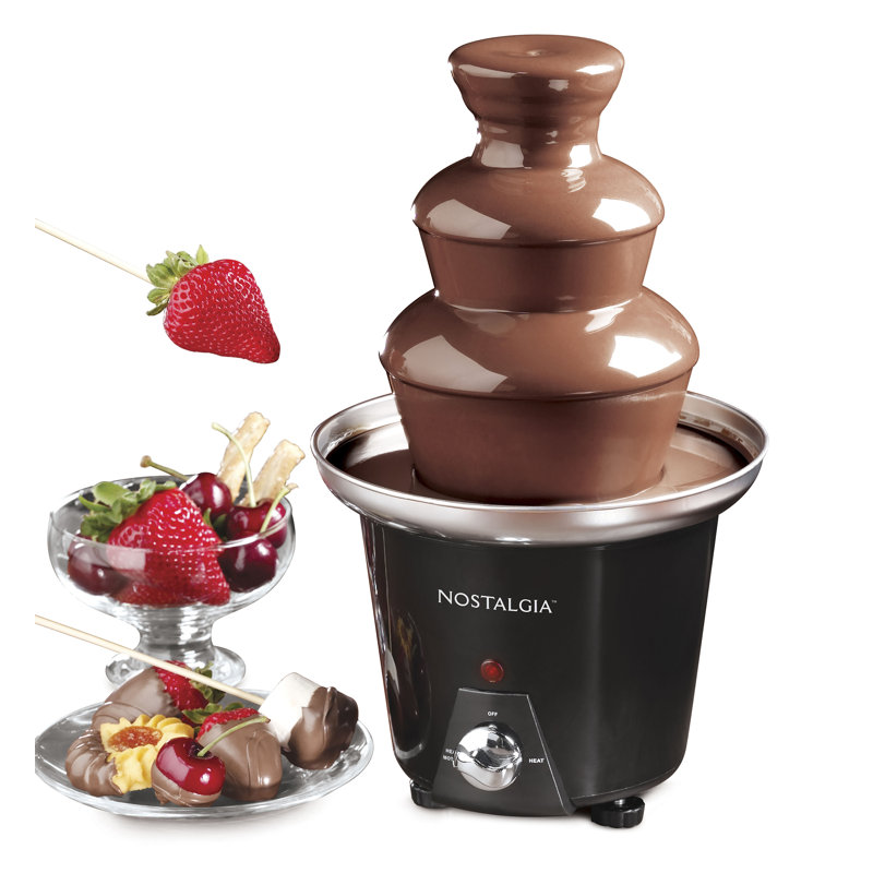 Nostalgia Three Tier Chocolate Fountain