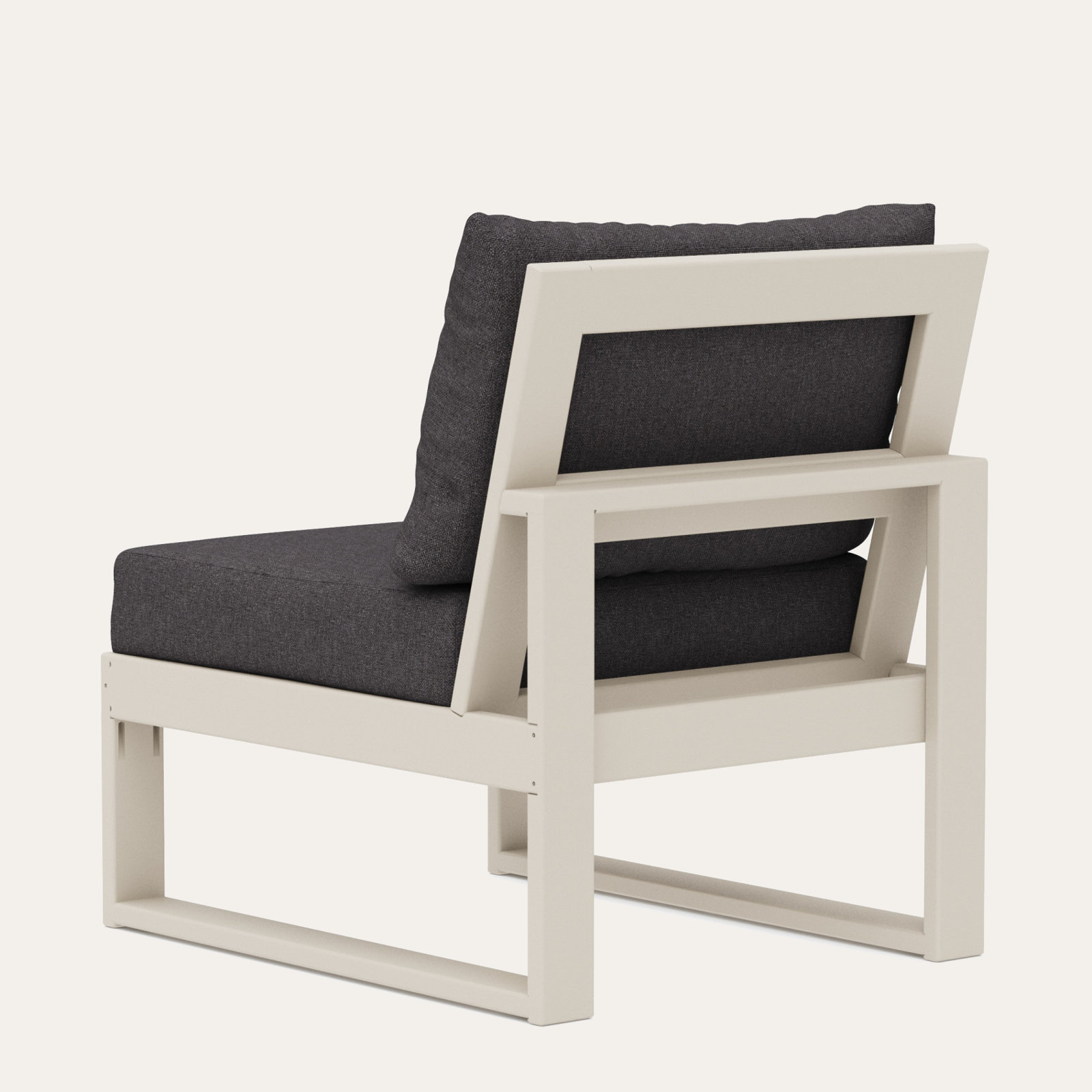 Edge Patio Lounge Chair, Ash Charcoal Revolution®, Sand