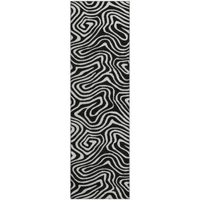 Premium Machine Washable Colmenero AMF1020 Swirls Rug