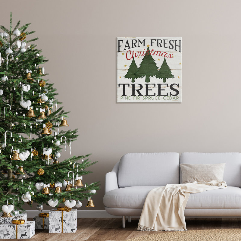 «Farm Fresh Christmas Trees», impression, H 30 po x l 30 po