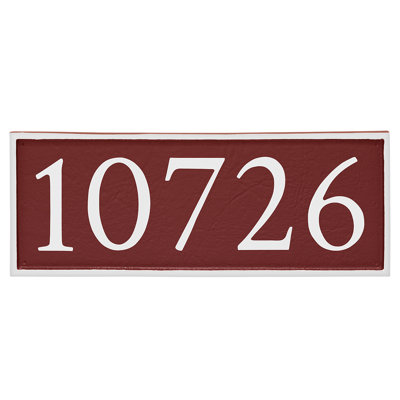 Serif 1-Line Wall Address Plaque