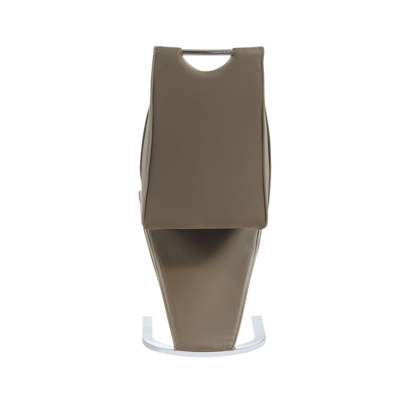 Chaise d'appoint rembourrée Johns, Cappucino