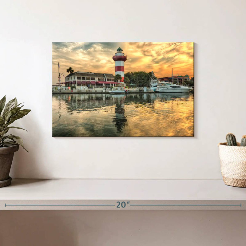 Hilton head lighthouse Aletra, H 8 po x l 12 po
