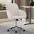 Adjustable Ergonomic Chair For Home Office - Beige Velvet, Construction, Comfort Ty Bedroom Seat Relief-207579347