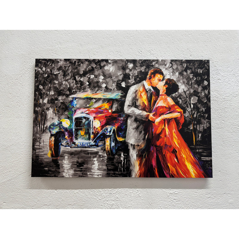 Art romantique sur toile, paysage romantique, paysage de nuit, 1P, 63,1 po H x 102,4 po l
