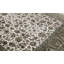 Hand-Knotted High-Quality Ivory and Brown Square Area Rug