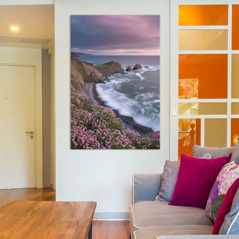 «The Pink Coast» par Adam Burton - reproduction de photo sur toile tendue, H 12 po x l 8 po x P 0,75 po