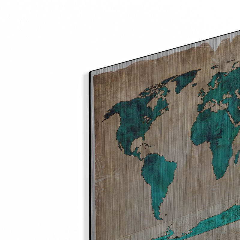 «Sea Map I» par Lightbox Journal, H 12 po x l 12 po
