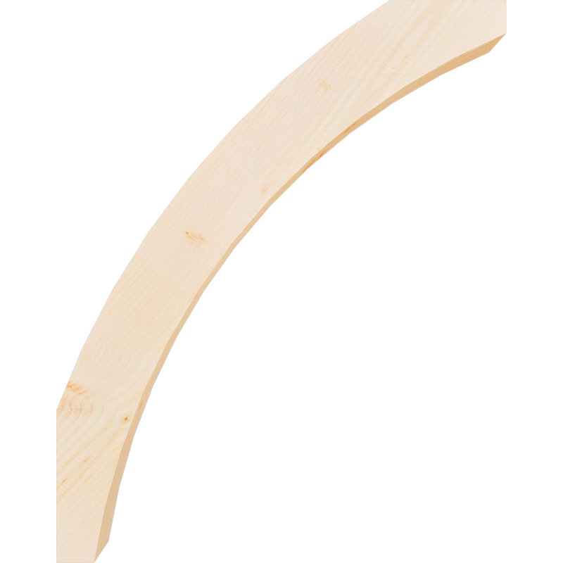 Attelle de genou lisse Thorton, l 3 1/2 po x P 32 po x H 40 po, sapin Douglas, Sapin Douglas de 3 1/2 po (lisse)