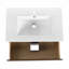 Meuble-lavabo mural 30 po avec lavabo noir-100552287