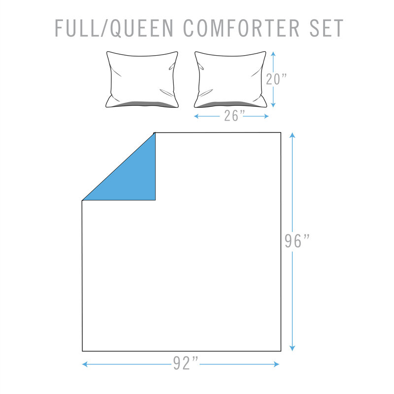 Cotton Channel Comforter, Full/Double Comforter