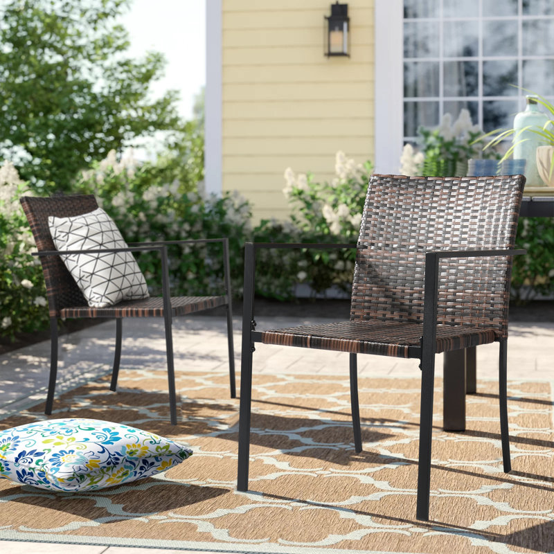 Fauteuil de patio empilable Lakeyshia
