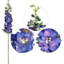 Tige blanche de 36,5 pouces Delphinium, faux floral pour arrangements de vase et décoration intérieure