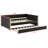 LED Lighted Upholstered Daybed with Pull-Out Trundle
