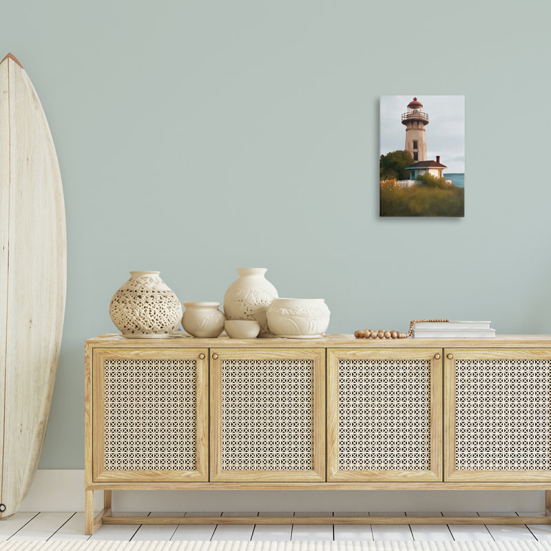 Scénario d'été sur toile, conception par Elizabeth Medley, H 24 po x l 16 po
