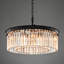 Lustre rond en cristal de luxe moderne 6 lumières 26 po-1918754962