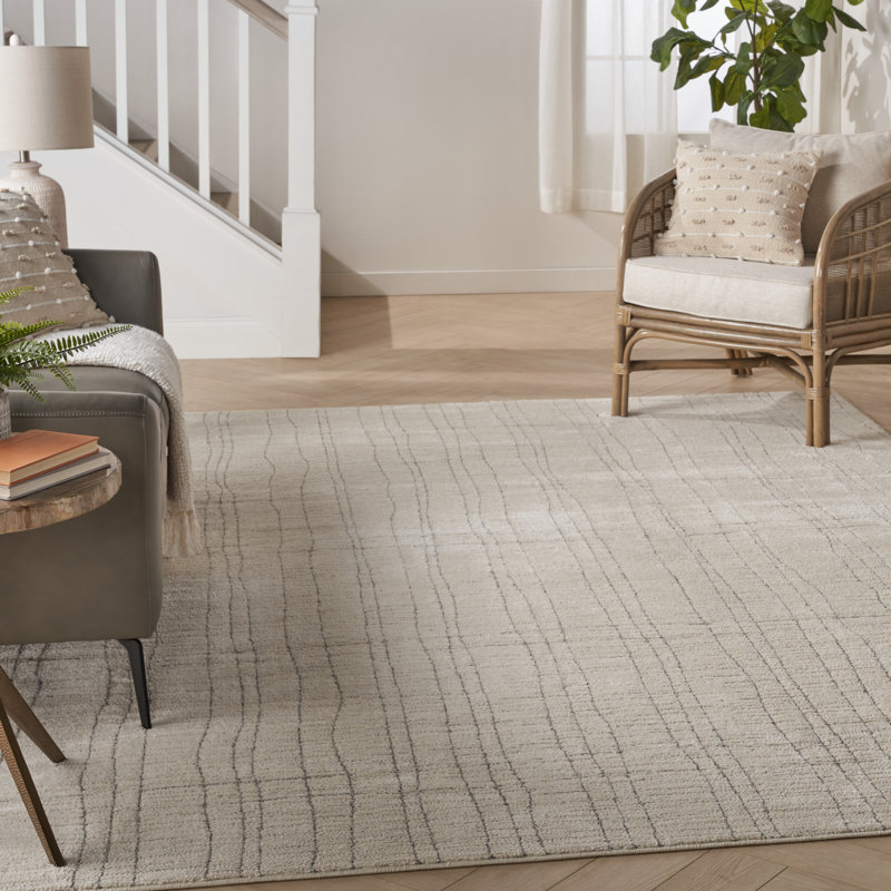 Geometric Indoor Rug, Rectangle 6' x 9'