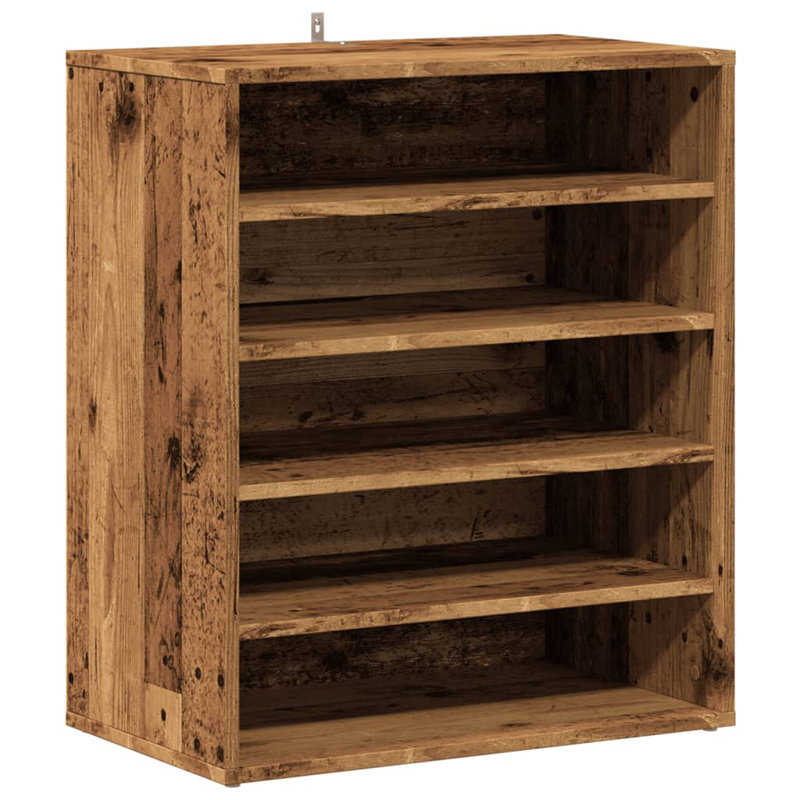 Shoe Cabinet Engineered Wood, Reclaimed Wood