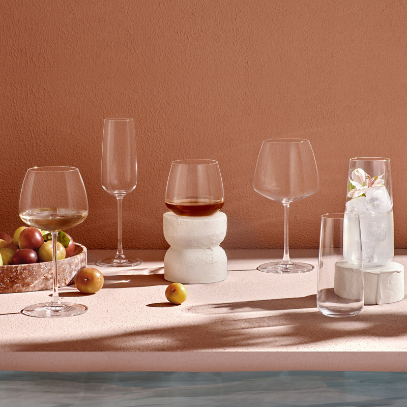 Nude Mirage Lead-Free Crystal Whisky Glasses Set of 4