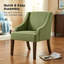 Fauteuil d'appoint Mid-Century moderne, fauteuil rembourré en tissu avec pieds en bois massif, fauteuil de lecture pour le salon, la chambre à coucher, le bureau-2122299136