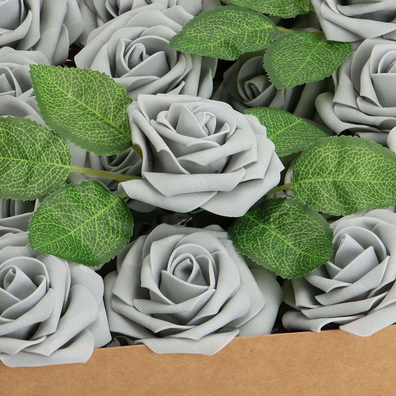 Centre de table Mack Roses, gris