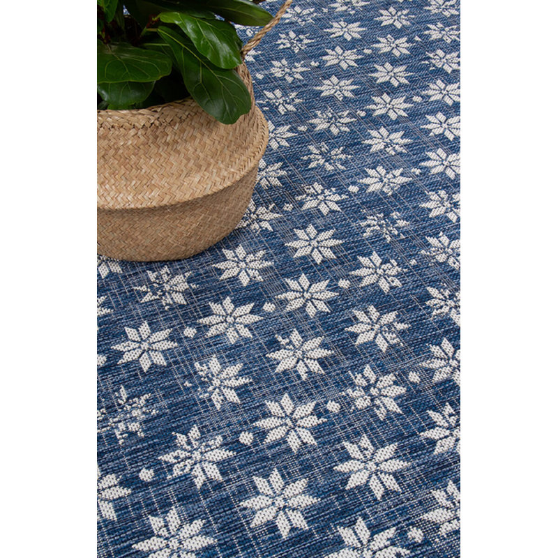 Bellburns Rectangle Floral Flatweave Area Rug, Rectangle  120 x 170cm