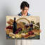« tuscan soirée wine crop »-impression sur toile tendue-2096973721