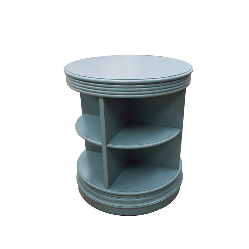 Solid Wood Top End Table