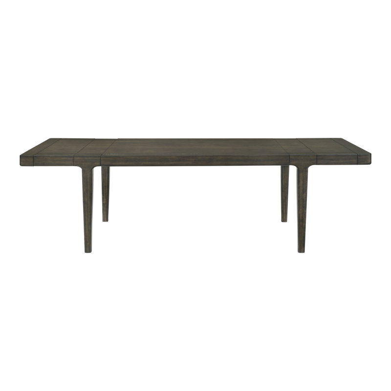 Farrington Solid Wood Extendable Rectangular Dining Table