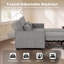 167 cm W Eucalyptus Outdoor Sofa-55687745