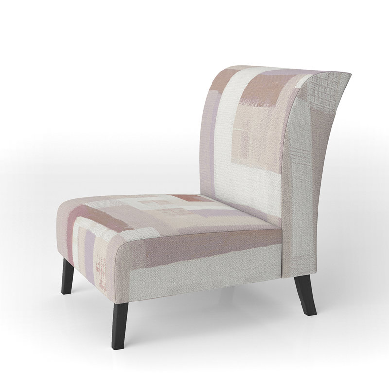 Fauteuil de chambre rembourré Pink I
