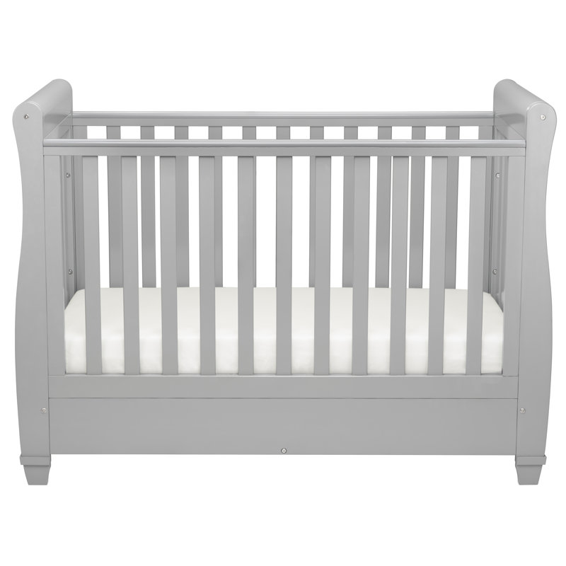 Eva Cot Bed, Grey