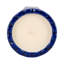 Bougie décorative en jasmin en céramique pour bibliothèque - Décoration moderne pour table basse, chambre à coucher ou décor de salon - 5 po, bleu et blanc-1305868049