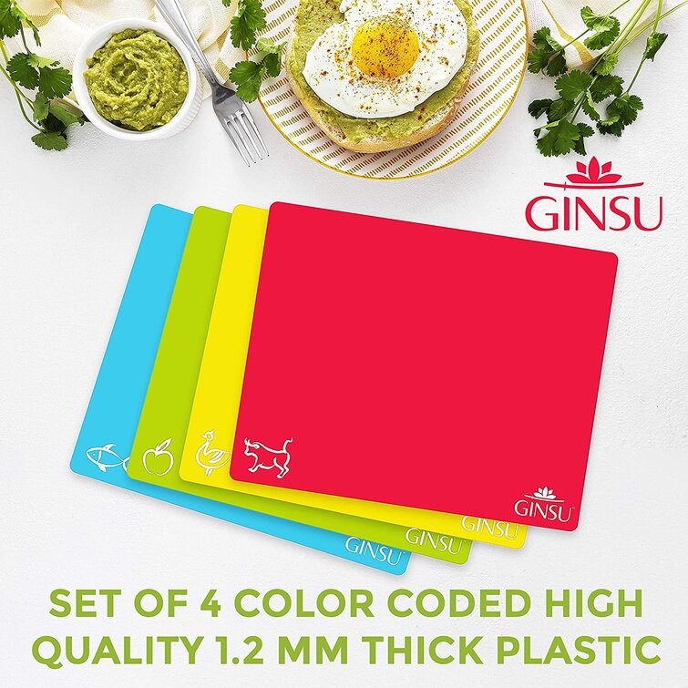 Ginsu Extra Thick 1.2mm Flexible Plastic Cutting Boards