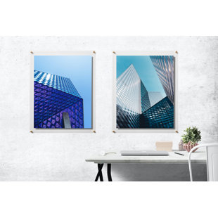 Wexel Art 19x23-Inch Double Panel Clear Acrylic Floating Frame for Up to  16x20