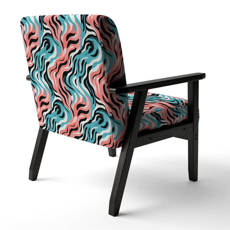 Fauteuil d'appoint rembourré Exotic Camouflage Caprice