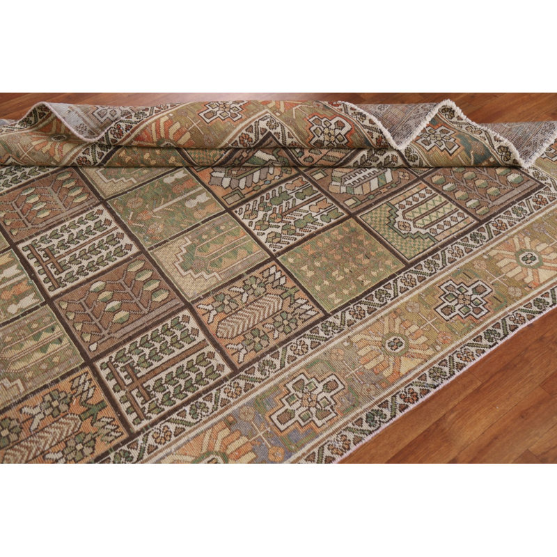 Tapis perse Garden Design Bakhtiari noué à la main 6 x 10