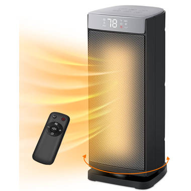 Walker Edison 1500 Watt Watt Electric High Efficiency Tower Space Heater ,  Remote Included - Wayfair Canada