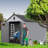 XWT013-1 8*10Ft Resin Plastic Storage Shed