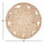 Corso Natural Jute Geometric Round Placemat