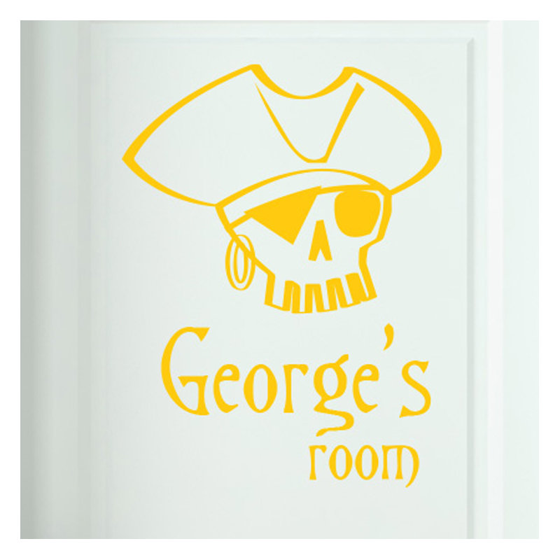 Nautical & Beach Wall Decal, Dark Yellow