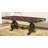 Arvo Extendable Solid Wood Top Double Pedestal Dining Set